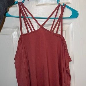 Charlotte Russe strappy off the shoulder top Size - S